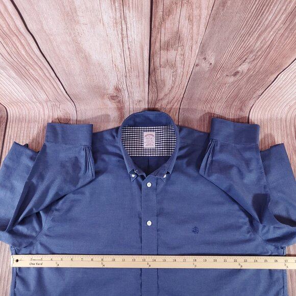 Brooks Brothers Madison Mens XL The Original Polo Shirt LS Button Down Shirt - Picture 9 of 10